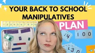 BACK TO SCHOOL Manipulatives 101 For Math Expressions | Shannon Kiebler