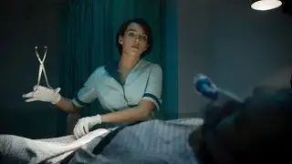 Jodie Comer in latex gloves