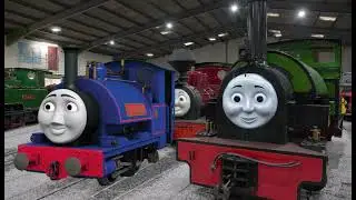 Sir Handel in the Roundhouse at Statfold Barn Railway 