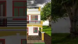 25x42 house design | 25 by 42 house design #shortvideo #shorts