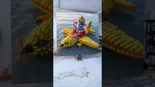 Happy Ganesh Chaturthi Drawing Photo 🌺🥰 Ganesh Ji Painting ❤️ #shorts #ganeshchaturthi #viralvideo