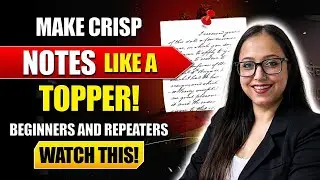 How to Make Sociology Notes like a Topper? For any Objective Type Exam | Beginners and Repeaters