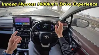 Toyota Innova Hycross Drive Review l 1000kms Drive Experience l Aayush ssm