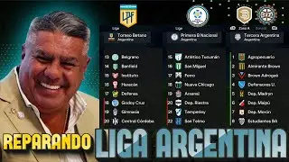 REORGANIZANDO EL FUTBOL ARGENTINO EN FC24!!!