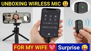 ULTIMATE Mini Mic pro unboxing | Best WIRLESS microphone for Vlogging | For Iphone, Android 