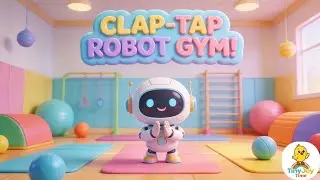 Toddler Action Song | Clap-Tap Robot Gym | TinyJoy Time