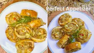 ПРАЗДНИЧНЫЕ ЗАКУСКИ! ПРОСТЫЕ СЛОЕНЫЕ КОЛБАСОЧНЫЕ РУЛЕТИКИ, КОТОРЫЕ ПОНРАВЯТСЯ ВСЕМ!