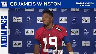Jameis Winston on His Relationship with Russell Wilson | New York Giants