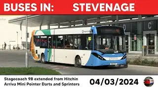 Buses in Stevenage 04/03/2024