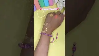 DIY Cute Paper bracelet | how to make bracelet with paper beads #papercraft #craft #jewellery #gift