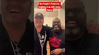 Chris cracking jokes with James Storm at Battlezone Pro Wrestling 4-14-2023 #shorts #wrestling #fans