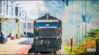 16 in 1 Action | Electric Locomotives Shutdown, Diesels take Over | Route Diverted Trains