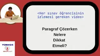 Paragraf Çözerken Nelere Dikkat Etmeli