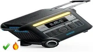 Портативная электростанция Anker SOLIX F2000 PowerHouse 767 2400 Вт, солнечный генератор GaNPrime...