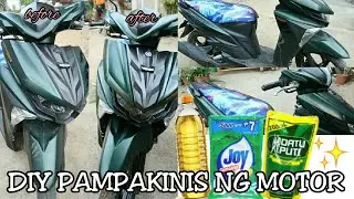 DIY PAMPAKINTAB NG  MOTOR | HOMEMADE MOTORCYCLE POLISH (Philippines) | kim bi