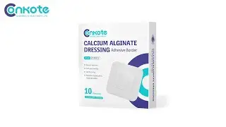 Calcium Alginate Wound Dressing with Adhesive Border
