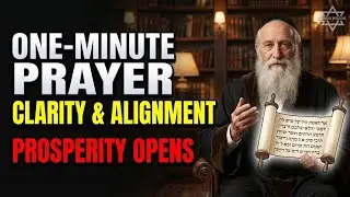 How Ancient Jewish Wisdom Explains a One-Minute Prayer for Clarity, Alignment, and Prosperity ✅ 🙏