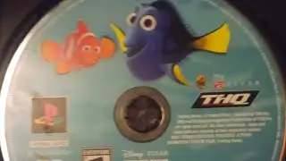 playing finding Nemo on the PS2. part 1