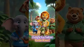 jungal ka bada raja | animal story #ai #aishorts #viralshort #trendingshorts #factiai #animation