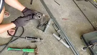 make g.i pipe pin joint connector for h-frame scaffolding #ideas #tips #diy #craft