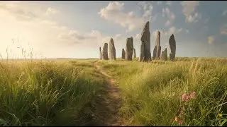 Cozy Medieval Lofi &ndash; Sunlit in a Windy Grassland to Chill & Unwind