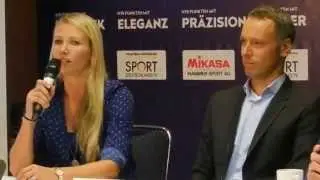 Lisa R&uuml;hl SC Potsdam  Pressekonferenz der Volleyball Bundesliga