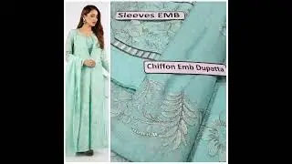 Bareeze Brand Lawn Collection *Lawn Fabric ( Master Copy )*Code # 740