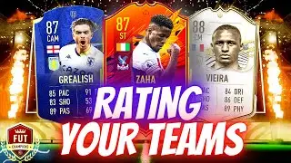 I RATE YOUR TEAMS! INSANE SQUADS w/ HEADLINERS ZAHA, ICON VIEIRA & MORE! FIFA 21 SQUAD REVIEWS!