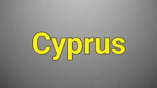 How to Pronounce Cyprus like a PRO in English?