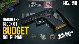 UPGRADE FPS Airsoft Spring Glock Q1 Tanpa Biaya!! Pas untuk Pemula | Pengumuman Giveaway!!!