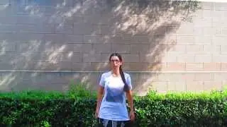 Wearing The Forest Sunset Top With A Sparkly Skirt