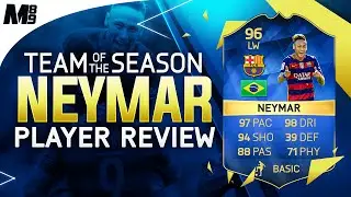 FIFA 16 TOTS NEYMAR REVIEW (96) FIFA 16 Ultimate Team Player Review + In Game Stats
