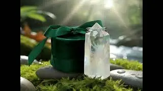 OPAL & SILVER RING OF FAITH & ANGEL AURA QUARTZ POINT