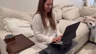 AboveTEK Adjustable Laptop Lap Desk with 3 Ergonomic Angles &ndash; Premium PU Leather Non-Slip Surface
