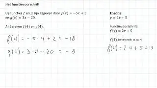Het functievoorschrift (3 HAVO & 3 VWO)