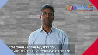 EMS @ IMSH with Senthamarai K Ayyakkannu, EMS' Senior Vice President of Software Development