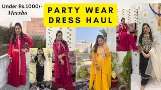 Meesho Party Wear Dress Haul | meesho party wear suit for wedding season  |  Meesho unboxing Video