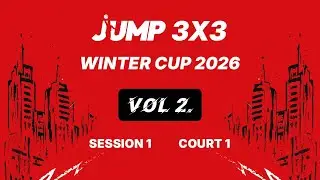 JUMP 3x3 Winter Cup vol.2 | day 1 | court 1 | session 1