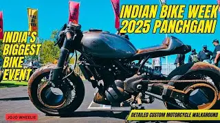 Indian Bike Week 2025,Panchgani | India's biggest bike event | Detailed Custom Motorcycle walkaround