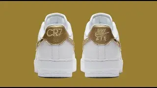 Nike Cristiano Ronaldo 24K Gold Air Force 1