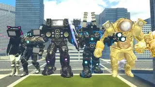 TV WOMAN TITAN ,UPGRADED TITAN CAMERMAN VS SKIBIDI TOILET ERECTUS TITAN ,ASTRO In Garry's Mod