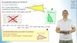 Wat is de omgekeerde stelling van Pythagoras? (havo/vwo 2) - WiskundeAcademie