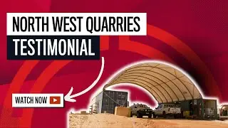 Fabric Shelters 'Stand the test of time' even during cyclones at North West Quarries