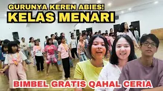 Rame Banget! Kelas Menari Bimbel Gratis Qahal Ceria Gurunya Keren-Keren!