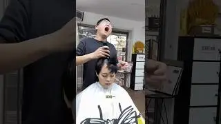 Большая ошибка парикмахера оставила девушку лысой! 😅 #шорты