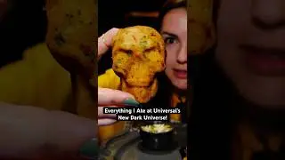 Everything I ate at Universal&rsquo;s new Dark Universe! #foodie #shorts #eating #epicuniverse #themepark
