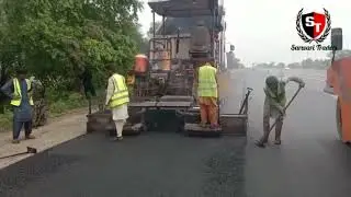 Amazing Pakistan Asphalt Road  Construction Process.New Asphalt Driveway Machinery | Highway | Road