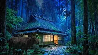 💤 Cabin Rain & Thunder 🌧️ Sleep Instantly 🏡 Stress Relief & Relaxation 🌲