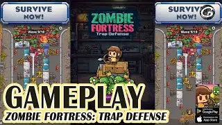 Zombie Fortress: Trap Defense Gameplay - Mobile Game (Android)