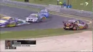 V8 Supercars 2013 Sandown Briscoe, Pither Kollision
